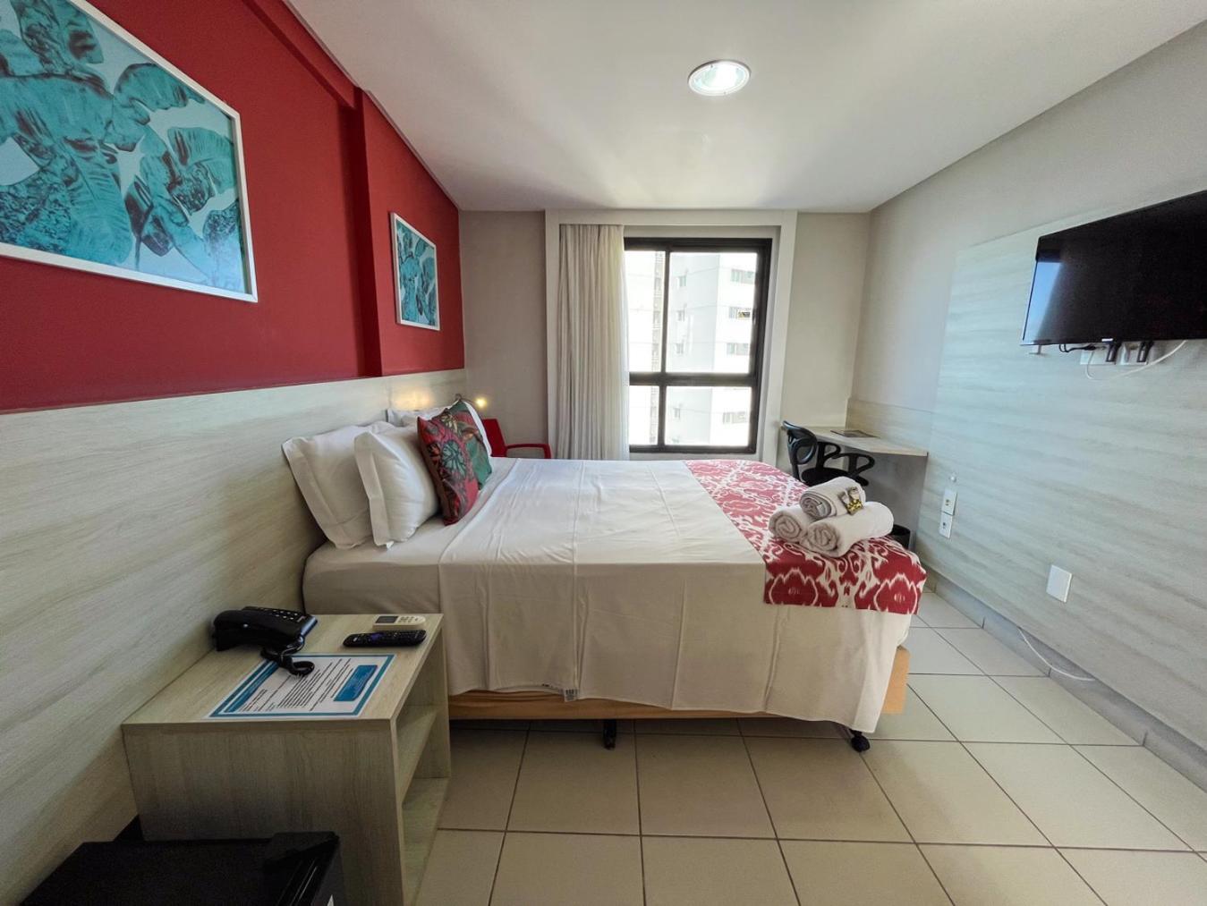 Ponta Negra Flats Confort Accommodations Vista Para O Mar 纳塔耳 外观 照片