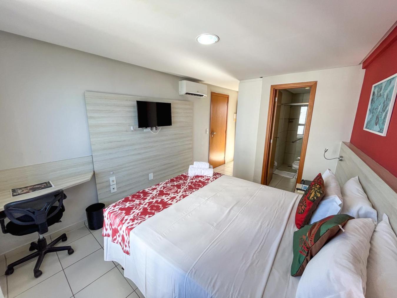 Ponta Negra Flats Confort Accommodations Vista Para O Mar 纳塔耳 外观 照片
