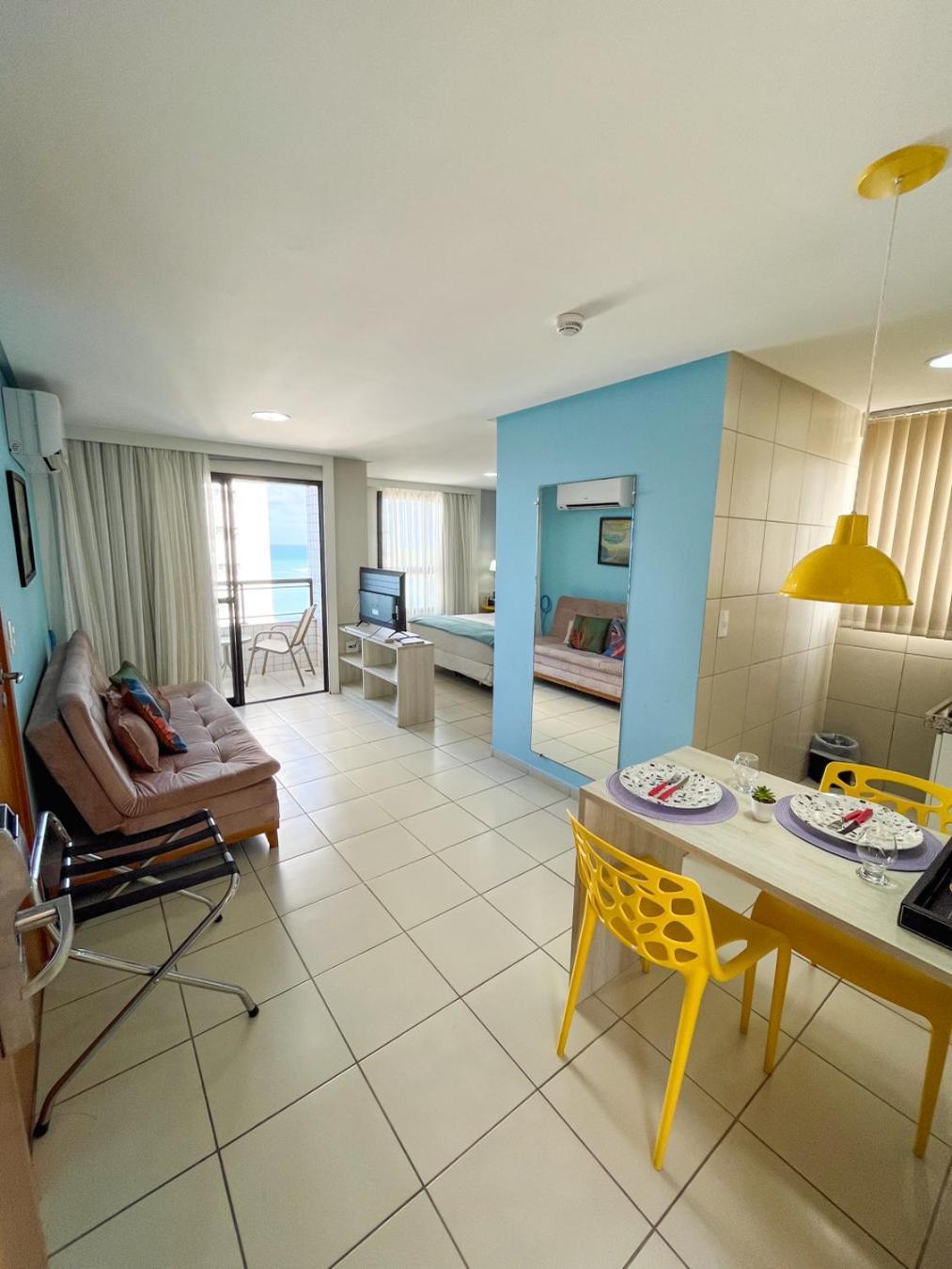 Ponta Negra Flats Confort Accommodations Vista Para O Mar 纳塔耳 外观 照片