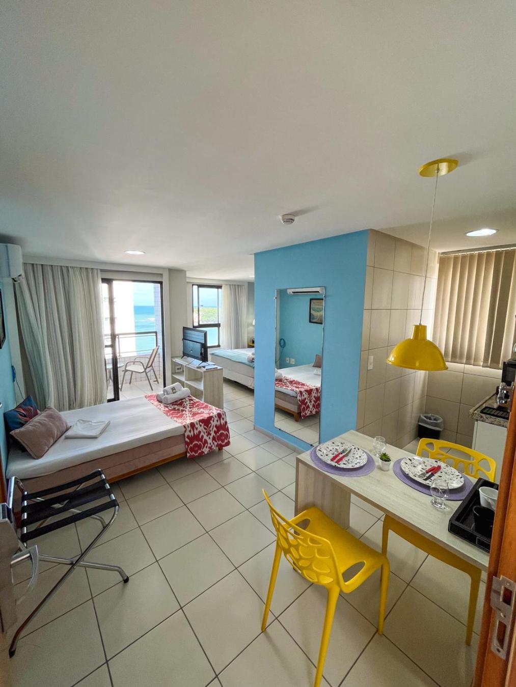 Ponta Negra Flats Confort Accommodations Vista Para O Mar 纳塔耳 外观 照片