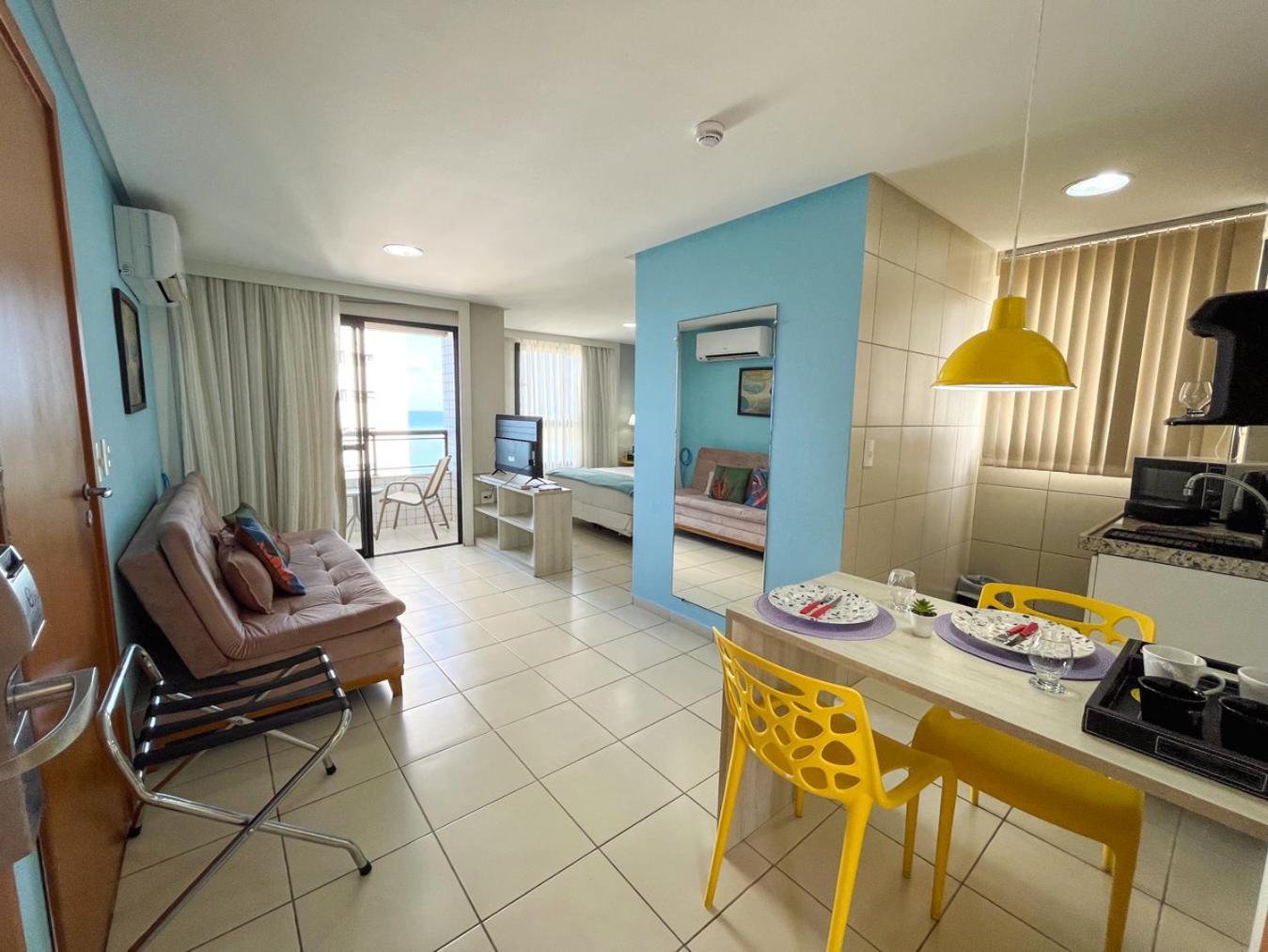 Ponta Negra Flats Confort Accommodations Vista Para O Mar 纳塔耳 外观 照片