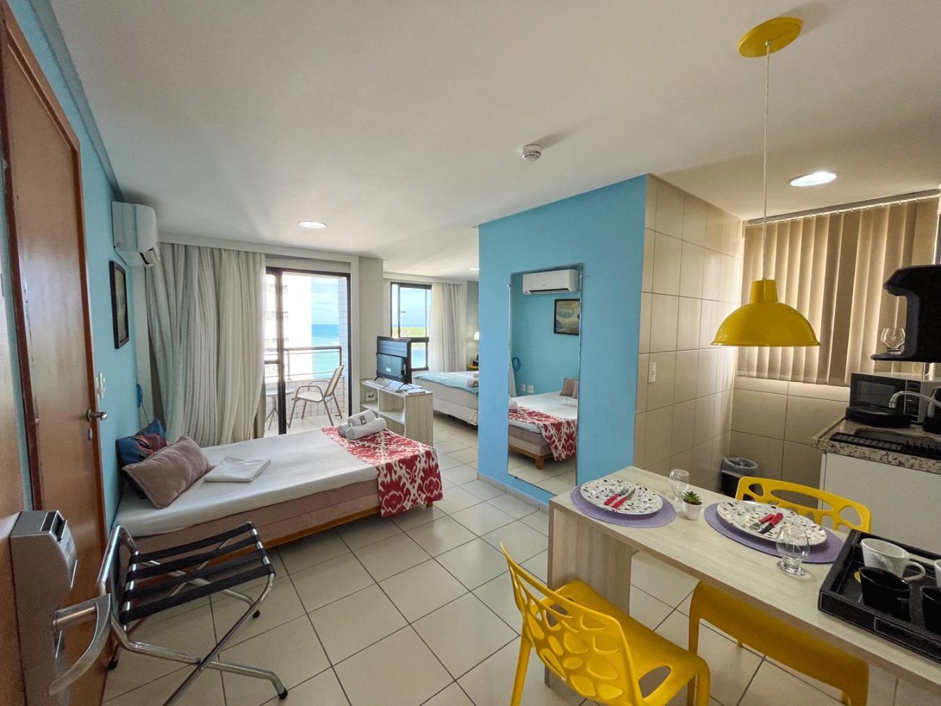 Ponta Negra Flats Confort Accommodations Vista Para O Mar 纳塔耳 外观 照片