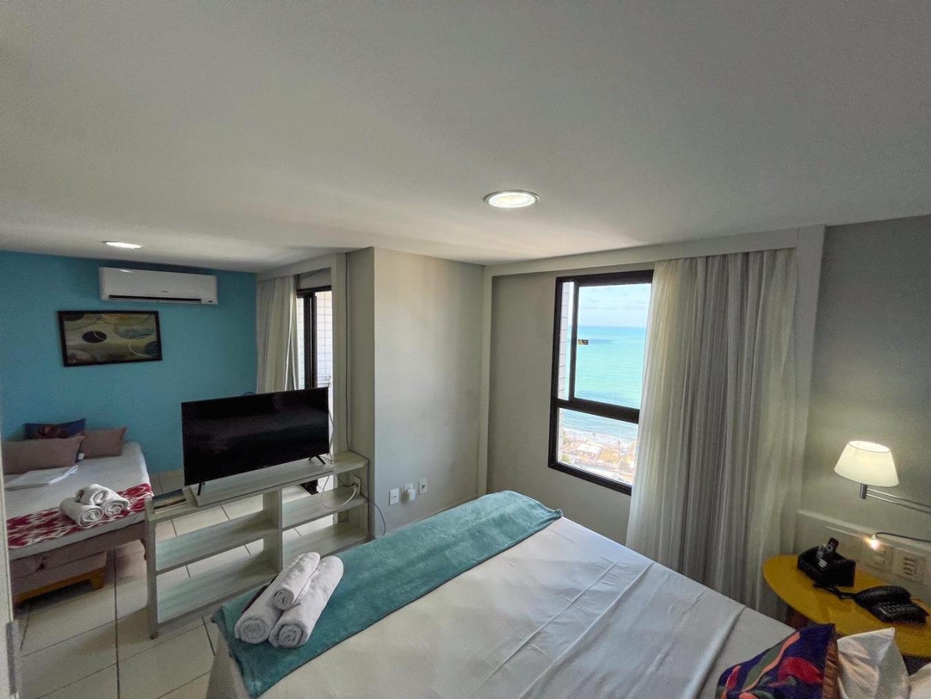 Ponta Negra Flats Confort Accommodations Vista Para O Mar 纳塔耳 外观 照片
